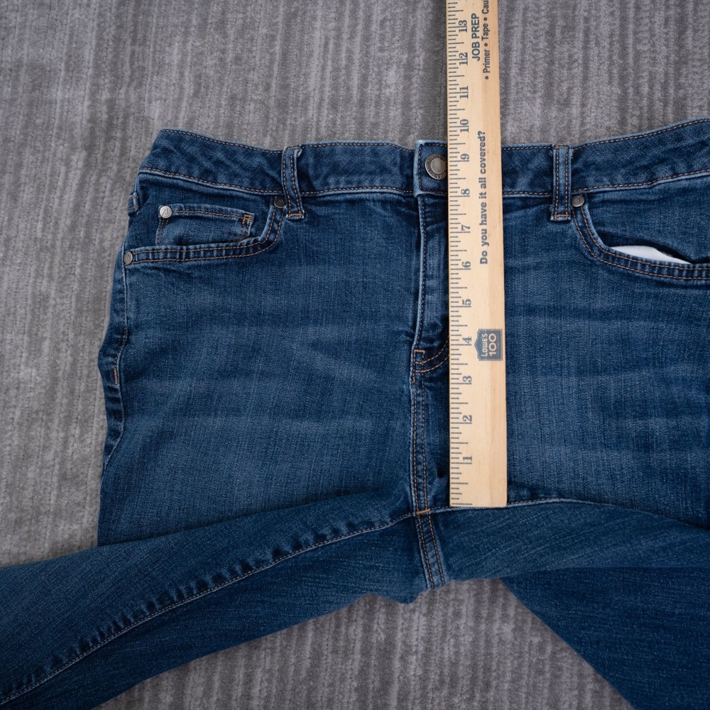 Simply Vera Vera Wang Bootcut Jeans Womens 14P Dark Wash Stretch Denim Blue - Picture 5 of 10